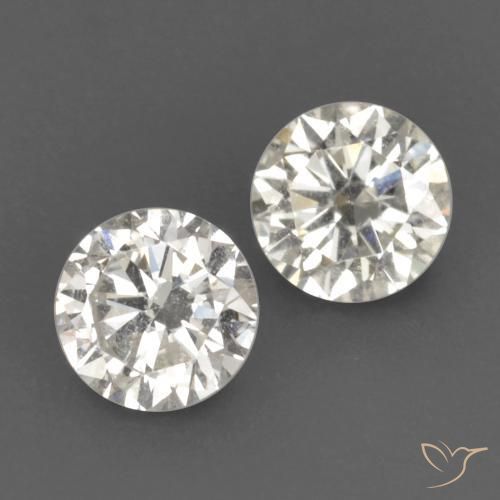 Gemas de Diamante I natural de 0.21 ct, Redondo, VVS-VS