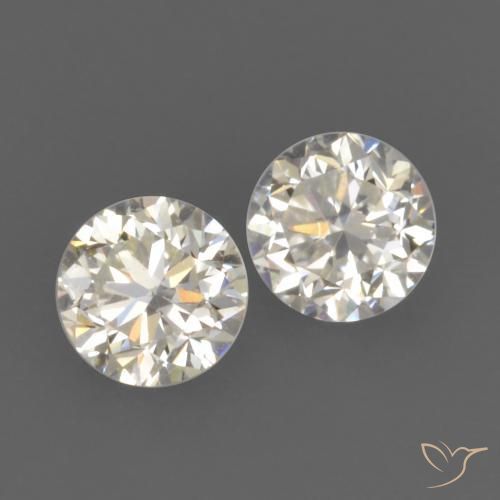 Gemas de Diamante I natural de 0.20 ct, Redondo, VVS-VS