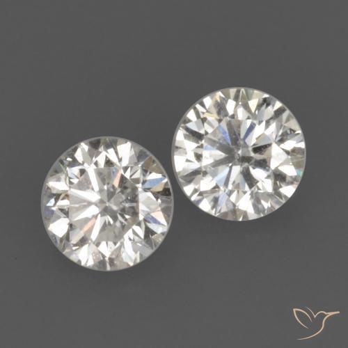 Gemas de Diamante I natural de 0.18 ct, Redondo, VVS-VS