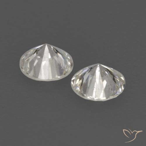 Gemas de Diamante I natural de 0.18 ct, Redondo, VVS-VS