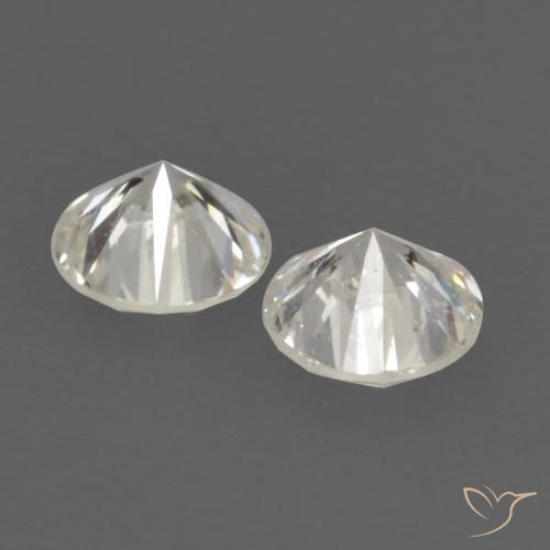 Gemas de Diamante I natural de 0.21 ct, Redondo, VVS-VS