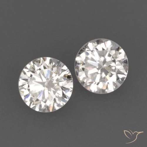 Gemas de Diamante I natural de 0.16 ct, Redondo, VVS-VS