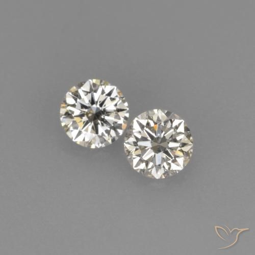 0.14ctw Natural L Diamante, Redondo, VVS-VS