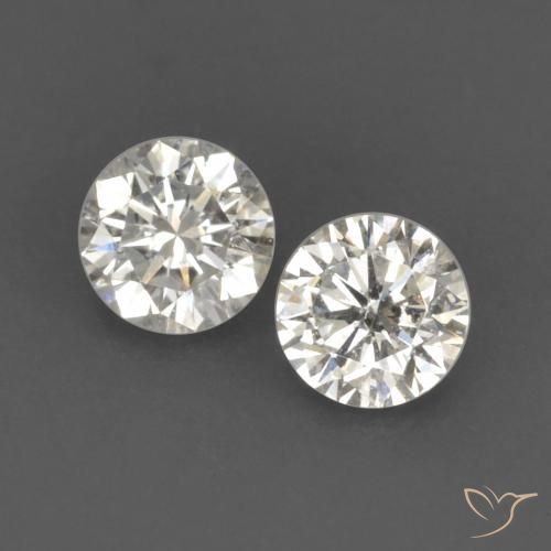 Gemas de Diamante I natural de 0.15 ct, Redondo, VVS-VS