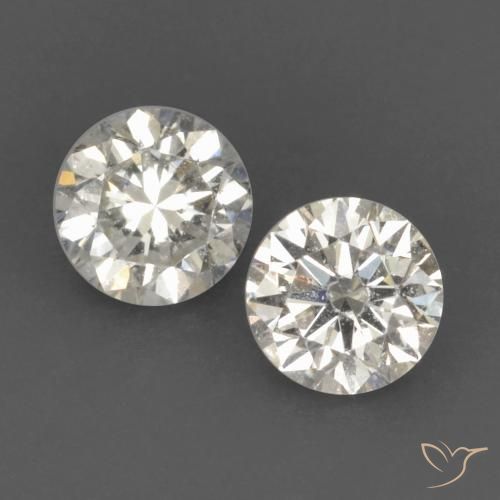 0.21ctw Natural I Diamante, Redondo, VVS-VS
