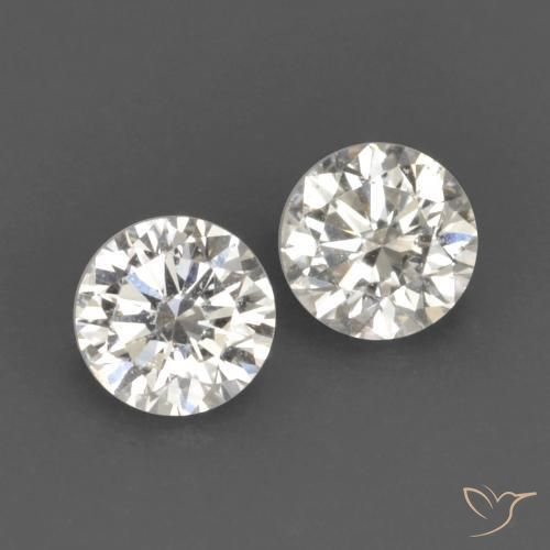 0.15ctw Natural J Diamante, Redondo, VVS-VS