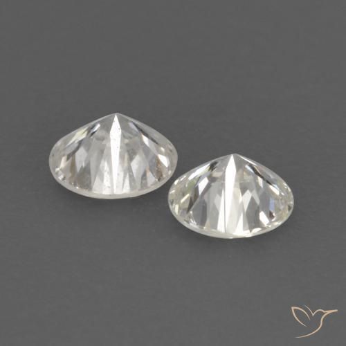 Gemas de Diamante I natural de 0.15 ct, Redondo, VVS-VS