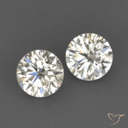 Gemas de Diamante I natural de 0.17 ct, Redondo, VVS-VS
