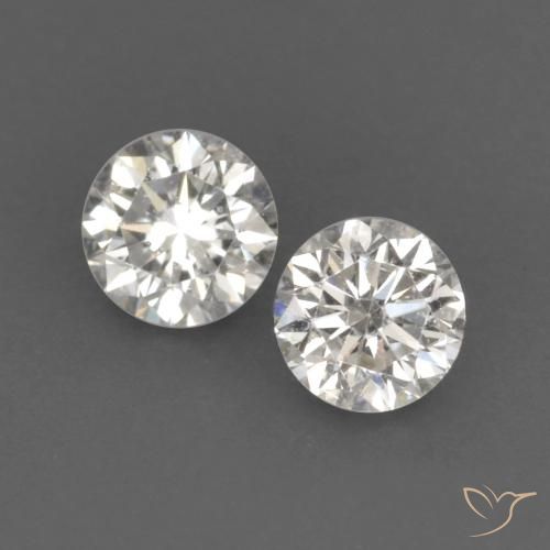 Gemas de Diamante I natural de 0.15 ct, Redondo, VVS-VS
