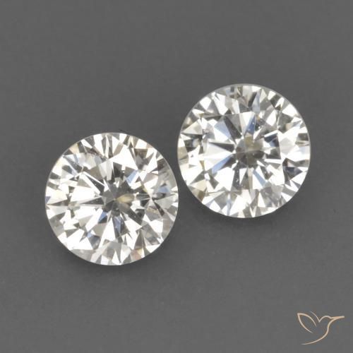 Gemas de Diamante I natural de 0.17 ct, Redondo, VVS-VS