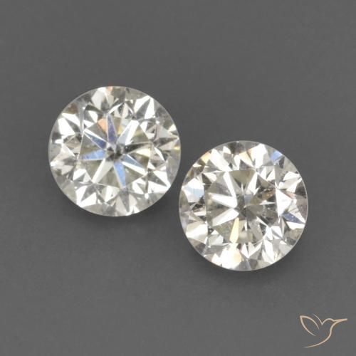 0.17ctw Natural I Diamante, Redondo, VVS-VS