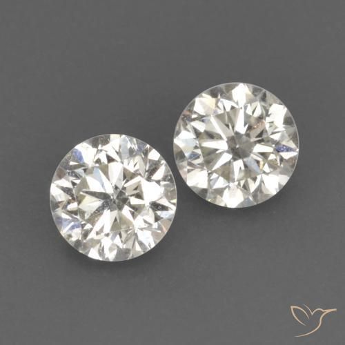 Gemas de Diamante I natural de 0.17 ct, Redondo, VVS-VS