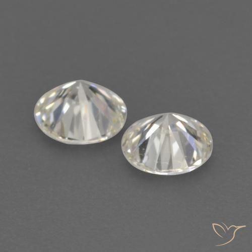 Gemas de Diamante H natural de 0.14 ct, Redondo, VVS-VS