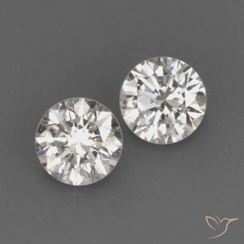 0.14ctw Natural I Diamante, Redondo, VVS-VS