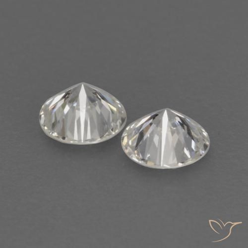 Gemas de Diamante I natural de 0.14 ct, Redondo, VVS-VS