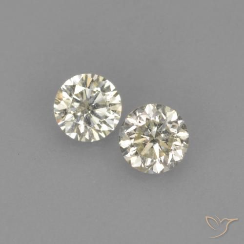 0.19ctw Natural L Diamante, Redondo, VVS-VS