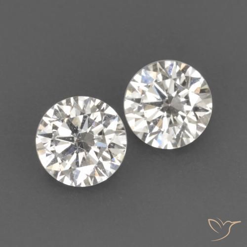Gemas de Diamante I natural de 0.15 ct, Redondo, VVS-VS
