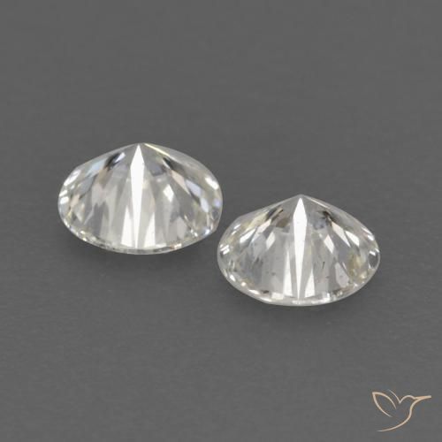 Gemas de Diamante I natural de 0.15 ct, Redondo, VVS-VS