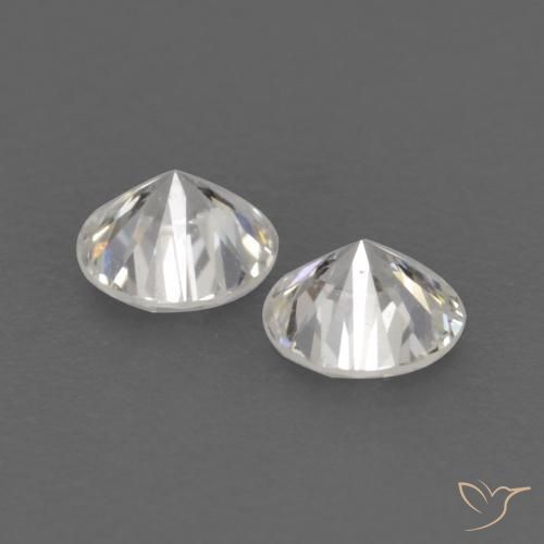 Gemas de Diamante H natural de 0.17 ct, Redondo, VVS-VS