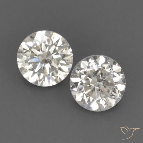 Gemas de Diamante I natural de 0.19 ct, Redondo, VVS-VS