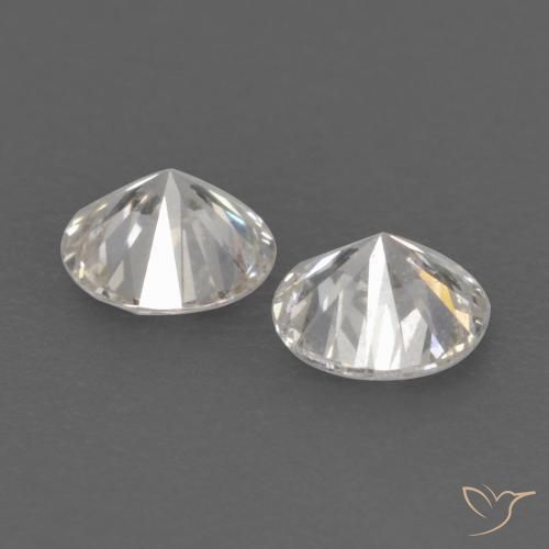 Gemas de Diamante H natural de 0.19 ct, Redondo, VVS-VS