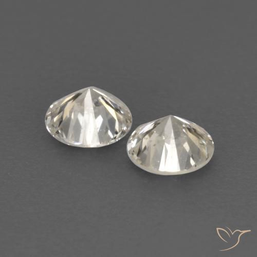 Gemas de Diamante I natural de 0.20 ct, Redondo, VVS-VS