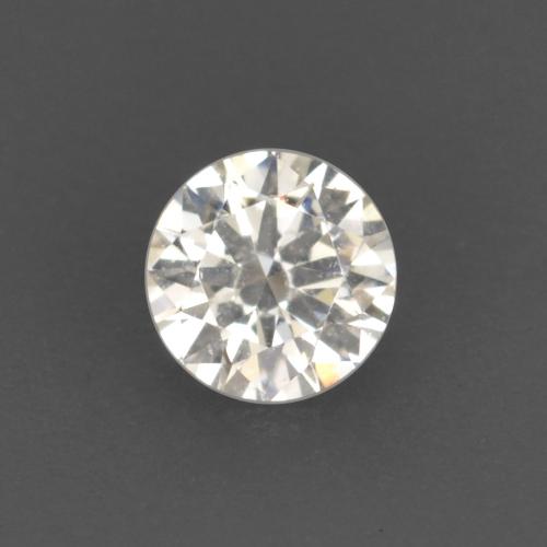 Diamante blanco natural de 0,09 ct, corte redondo, VVS-VS