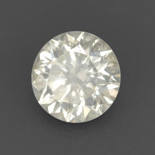 Diamante blanco natural de 0,16 ct, corte redondo, VS