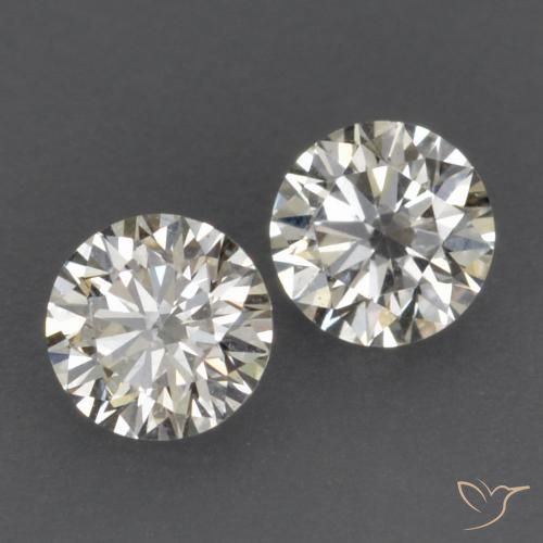 Gemas de Diamante I natural de 0.15 ct, Redondo, VVS-VS