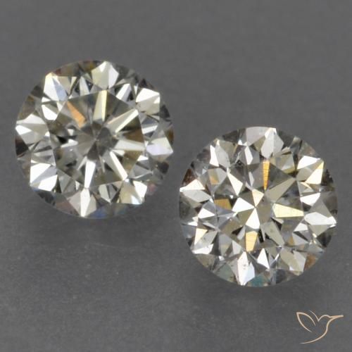 0.20ctw Natural K Diamante, Redondo, VVS-VS