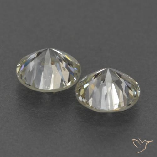 Gemas de Diamante J natural de 0.24 ct, Redondo, VVS-VS
