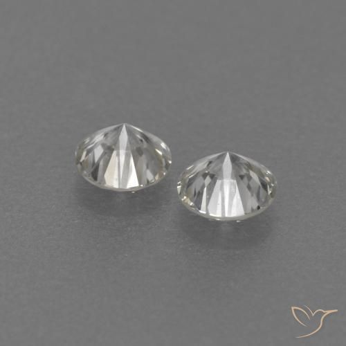 Gemas de Diamante G natural de 0.19 ct, Redondo, VVS-VS