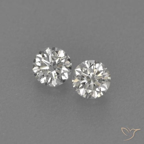 0.16ctw Natural H Diamante, Redondo, VVS-VS