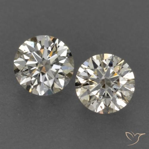 0.21ctw Natural J Diamante, Redondo, VVS-VS