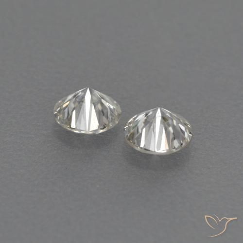 Gemas de Diamante I natural de 0.15 ct, Redondo, VVS-VS