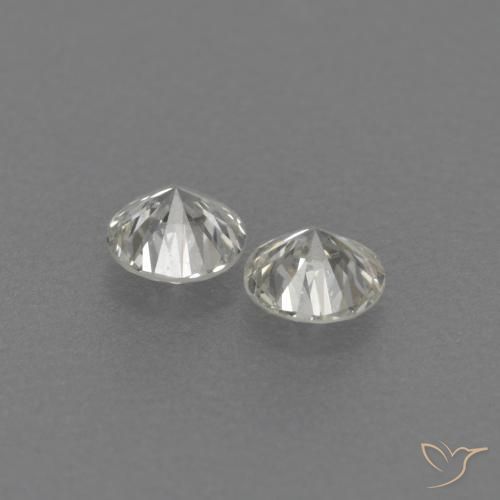 Gemas de Diamante I natural de 0.16 ct, Redondo, VVS-VS