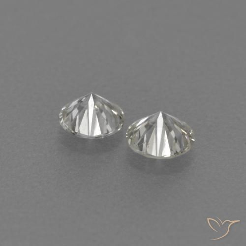 Gemas de Diamante I natural de 0.15 ct, Redondo, VVS-VS