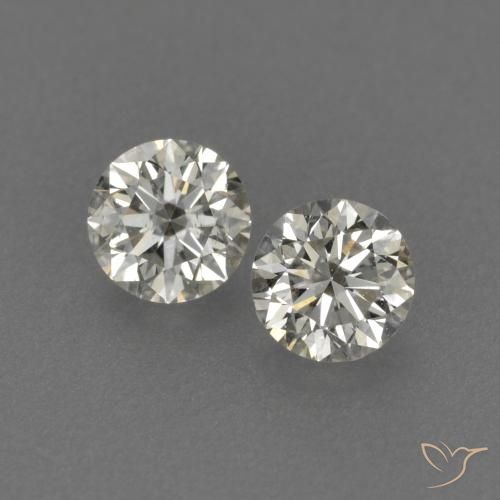 0.26ctw Natural J Diamante, Redondo, VVS-VS