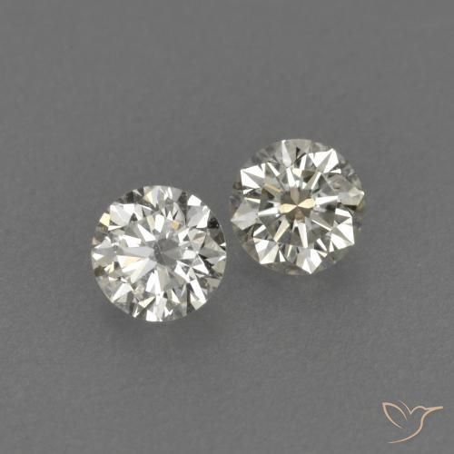 0.20ctw Natural J Diamante, Redondo, VVS-VS