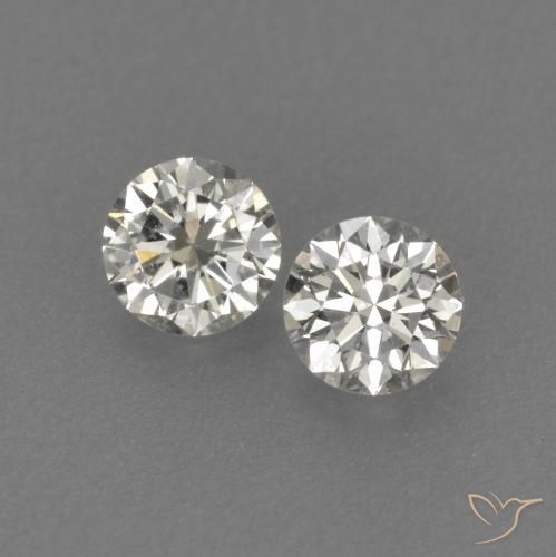 0.23ctw Natural J Diamante, Redondo, VVS-VS