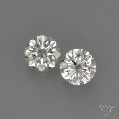 0.20ctw Natural J Diamante, Redondo, VVS-VS