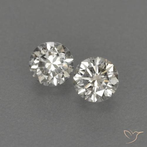 0.21ctw Natural I Diamante, Redondo, VVS-VS