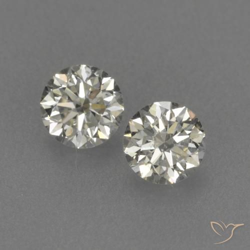 0.19ctw Natural L Diamante, Redondo, VVS-VS