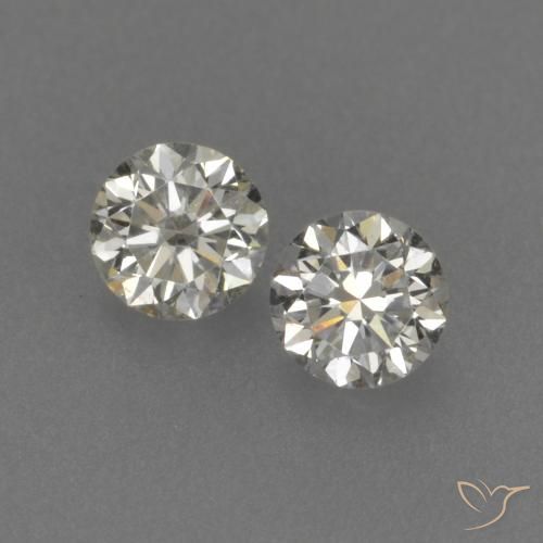 0.20ctw Natural K Diamante, Redondo, VVS-VS