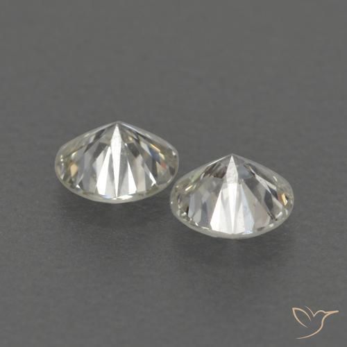 Gemas de Diamante J natural de 0.18 ct, Redondo, VVS-VS