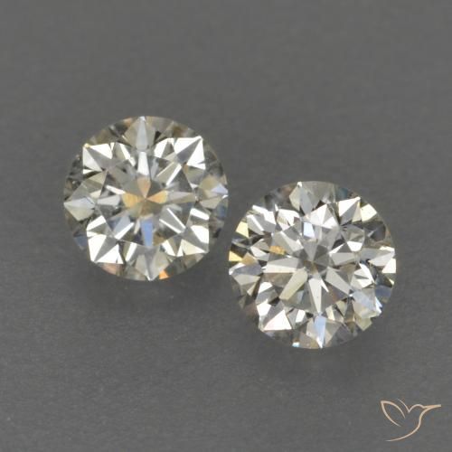 0.21ctw Natural L Diamante, Redondo, VVS-VS