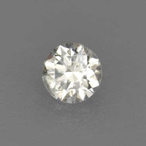 Diamante blanco natural de 0,02 ct, corte redondo, VS