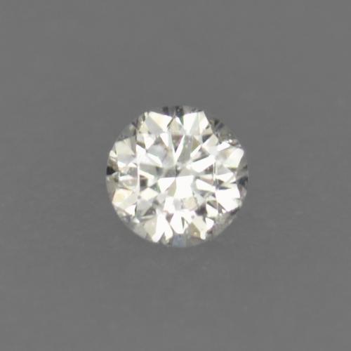 Diamante blanco natural de 0,01 ct, corte redondo, VS