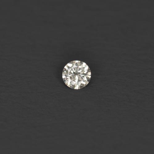 Diamante blanco natural de 0,01 ct, corte redondo, VS-SI