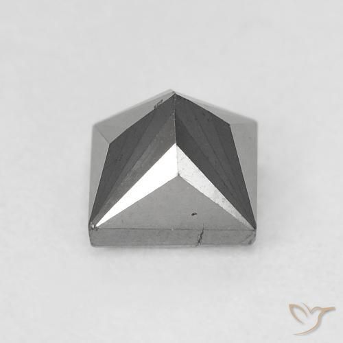 Diamante Negro natural de 1.07 ct, Cuadrado, Opaco